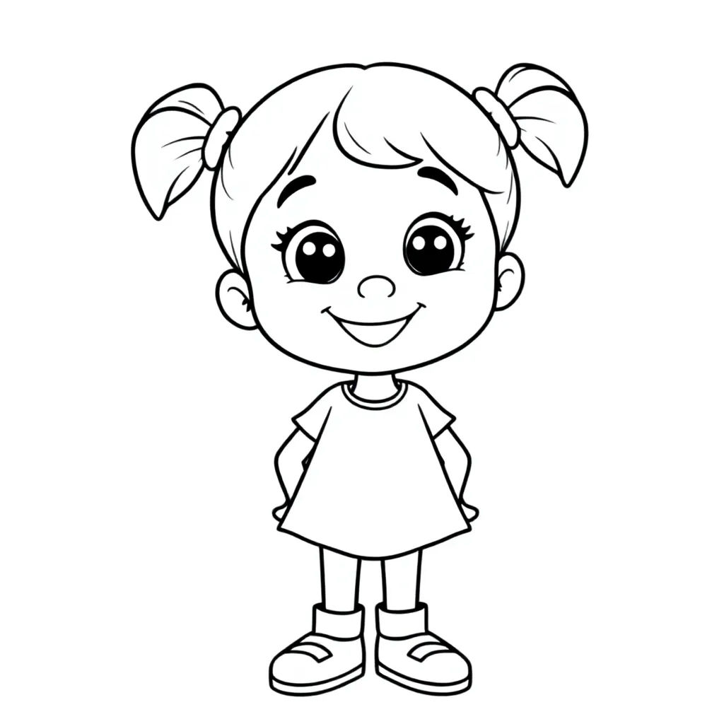 Yara kleurplaat voor kinderen