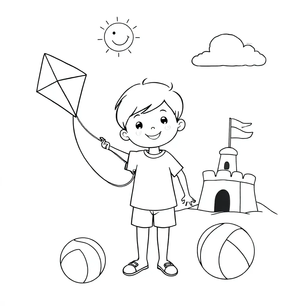 Childrens coloring page