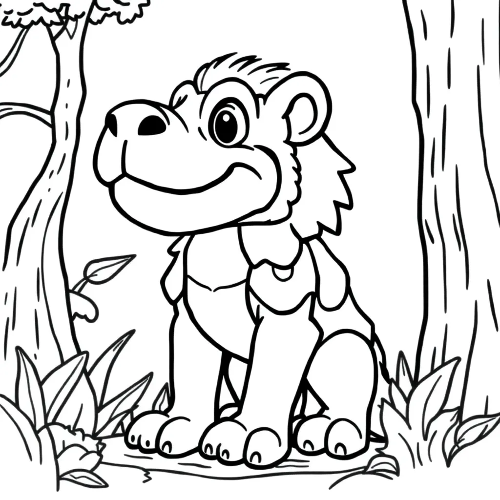 Zomer Strand Zon Vakantie Creatief coloring page for children