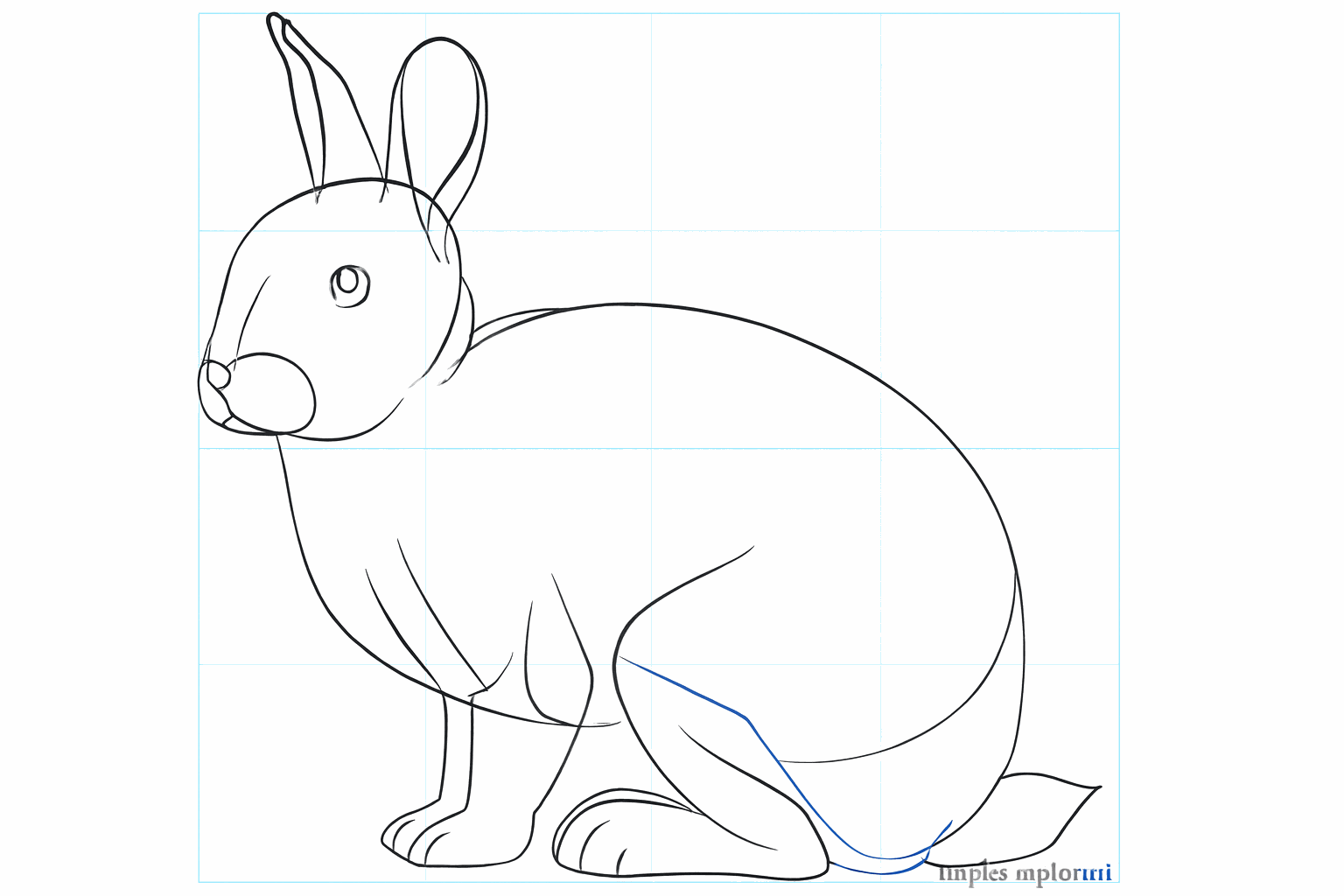 Details van de snuit, de tenen aan de pootjes en een pluizig staartje.