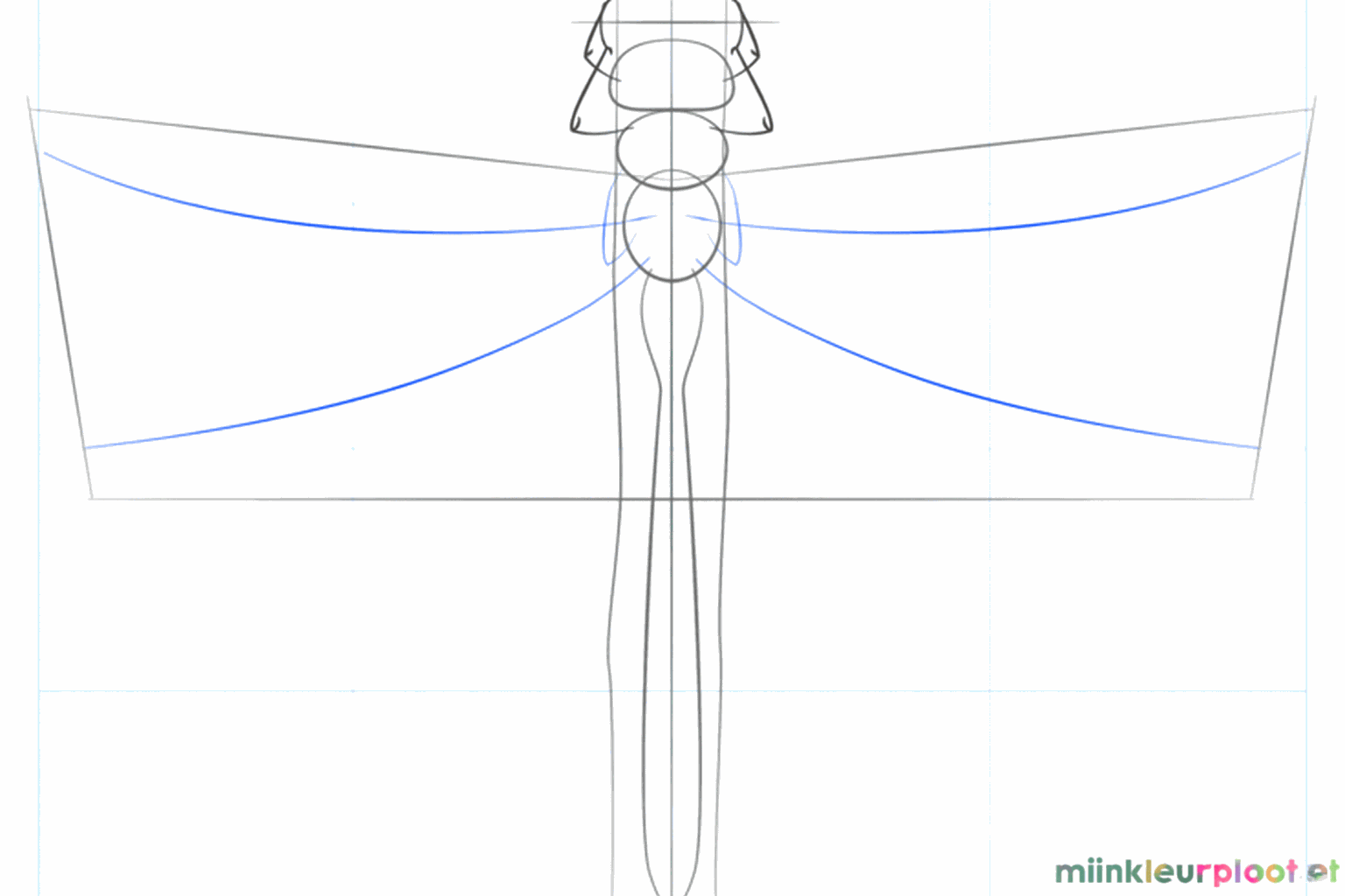 Het lijfje en de tak krijgen meer vorm en volume.