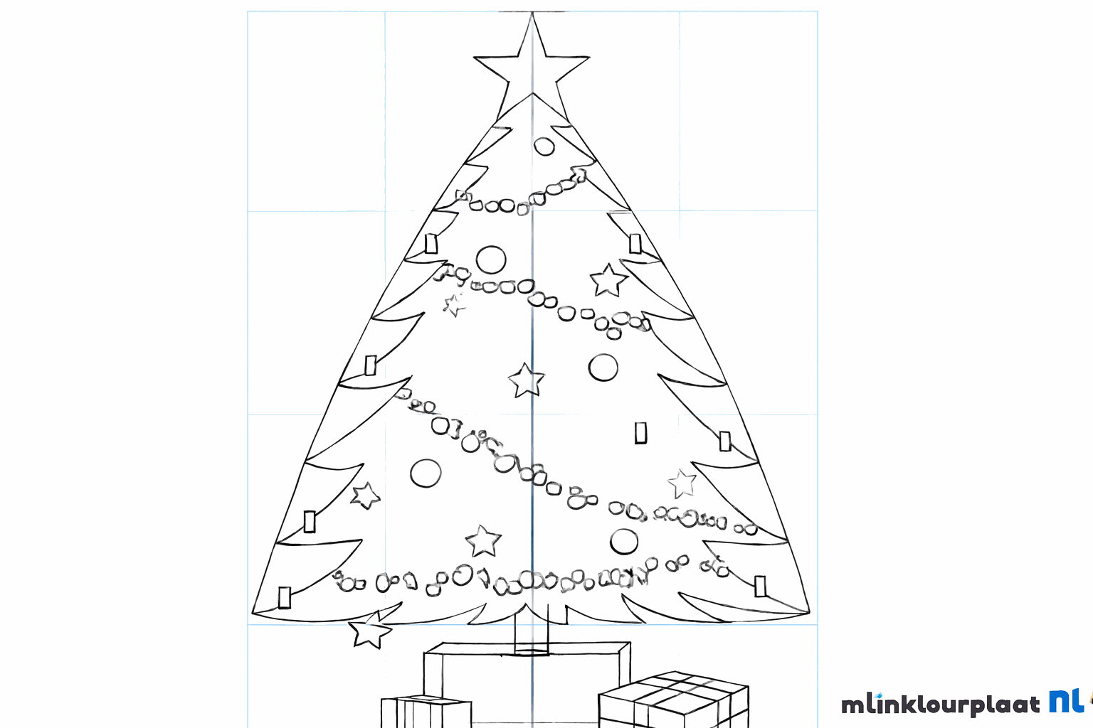 Adding details such as Christmas baubles and lids on the gift packaging.