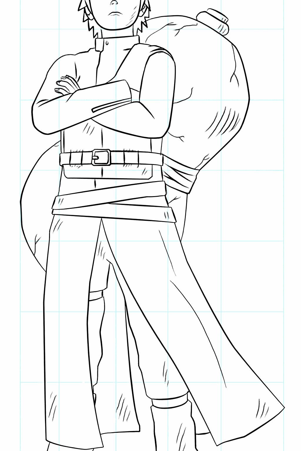 Drawing Gaara: Learn to Create a Cool Ninja Step-by-Step