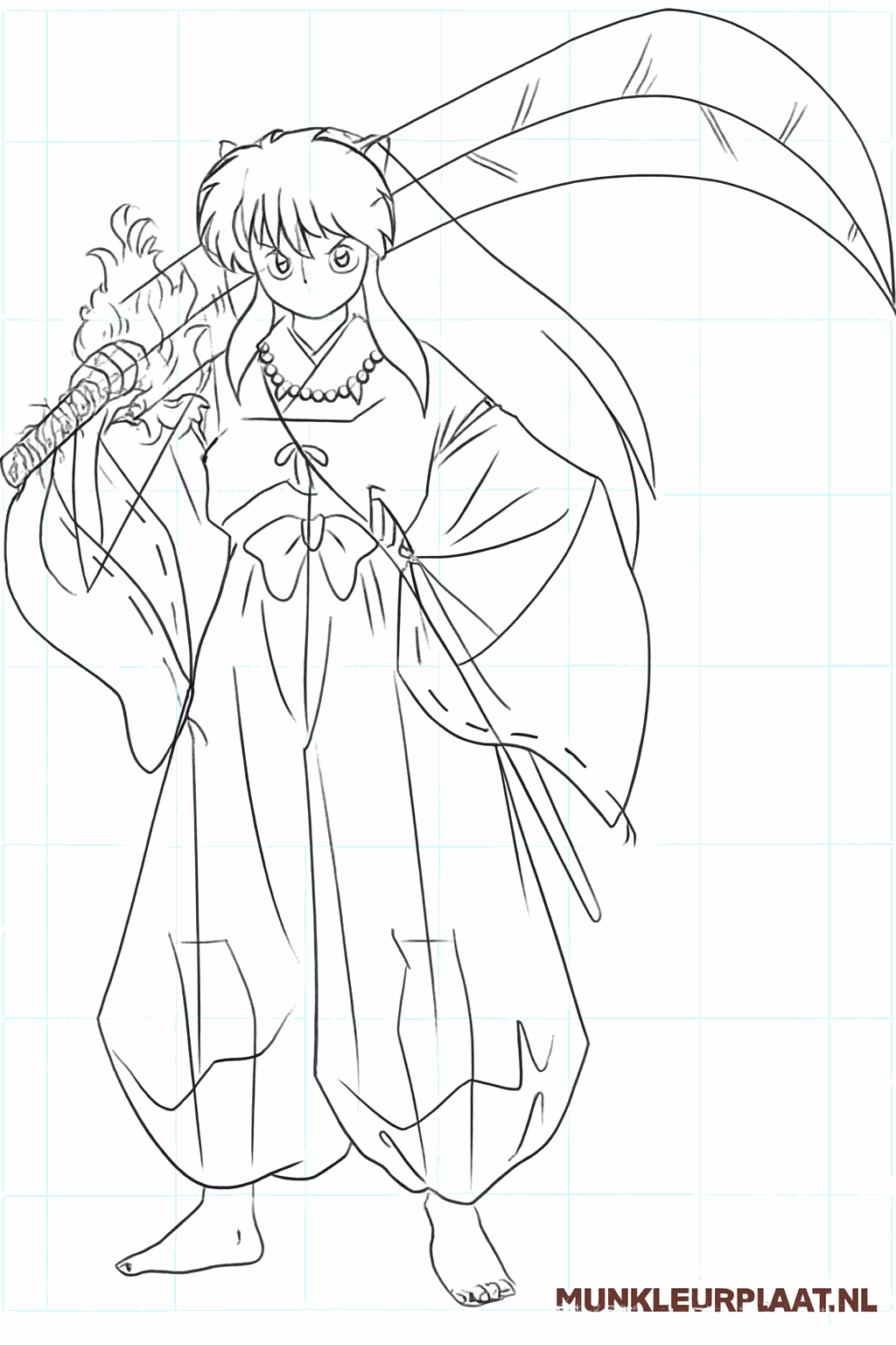 Details of the hands, feet, and the hero's pointy hairstyle.