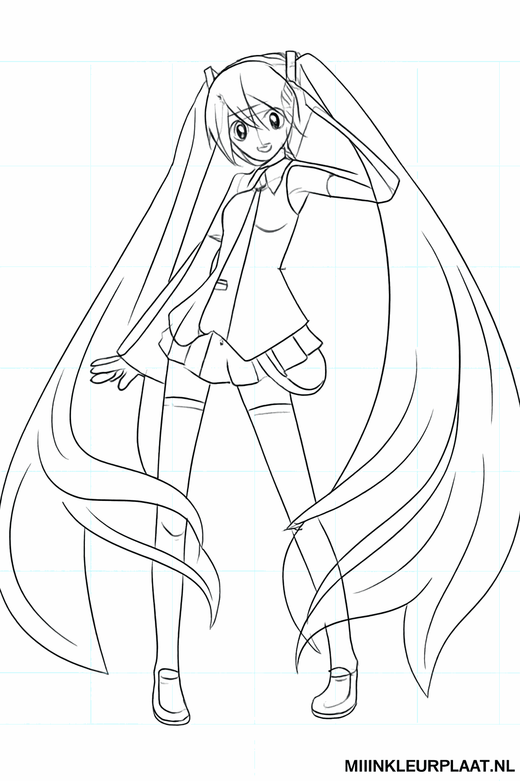 Clothing details and refinement of the anime eyes.